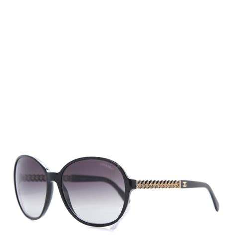 chanel sunglasses 5304-a|CHANEL Chain Sunglasses 5304 Black 688719 .